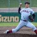 【大学野球】ドラ１候補の宮原廉、６回から登板「気持ちの面で…」右人さし指の爪気にする仕草も