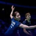 初の国際大会に臨んだ志田千陽・平本梨々菜組、わずか32分で初戦突破……渡辺勇大・田口真彩組は不戦勝でラウンド16へ【バドミントン】