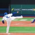 【ソフトバンク】山本祐大の左手付近に150キロ直球が直撃…　治療後に代走が送られる