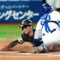 本塁憤死でも「雰囲気最高すぎる」　ベンチで発見…周東の“ド直球イジリ”に「めっちゃ笑う」