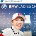 「豪快すぎる！」悲願米ツアー初Ｖの吉田優利　公式公開の歓喜ショットに大反響　シャンパン手に荒々しくがぶ飲み美酒「カッコいい」「飲みっぷり最高！」