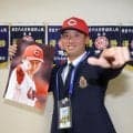 広島　ドラ５の明大・光弘帆高に指名あいさつ　１年目から定位置奪取へ意欲「覚悟が決まった」　尾形スカウト「カープにいないタイプのショート」