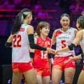 バレー女子、日本人対決の“試合後の交流”に反響続々「何という贅沢な一枚!!」　ミラノ男子・大塚達宣も登場で「素敵な5ショット」【セリエA女子】