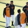 巨人・松井監督　秋季キャンプ２日目は「自分の情報収集の場」　ティマ、山瀬の打撃練習に熱視線も選手と直接接する場面はなし