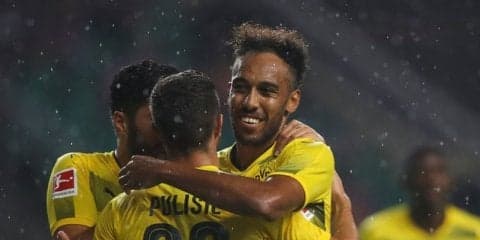 ドルトムントがミランに勝利、オーバメヤンが2ゴールの活躍