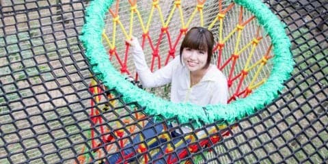 足柄森林公園に、巨大な“森の空中あそび パカブ”が出現！ひと足お先に体験してみた