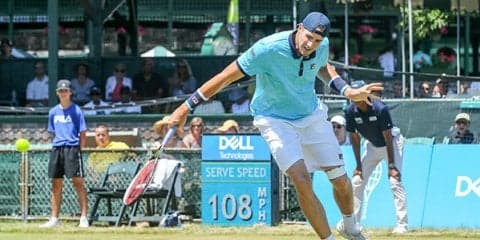 第1シードのイズナーが3度目の優勝、初戦から一度もブレークポイントに直面せず [名誉の殿堂オープン]