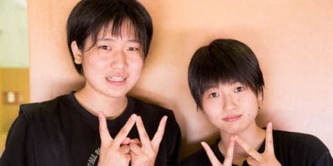 ［インターハイ2017・プレビュー］福岡大学附属若葉（福岡）三輪眞子＆嘉数唯「チャレンジャーとして頑張りたい」