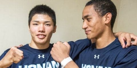 ［インターハイ2017・プレビュー］興南（沖縄）平良陽汰＆アデバンジョ・ウィリアム「センターコートに立つことが目標」