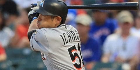 イチロー2安打＆5出塁の活躍、マ軍22得点大勝　10失点ダルビッシュは9敗目