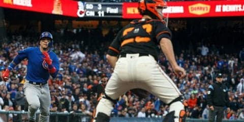 【MLB】カブス若手、“あの球場”でランニング弾　阻止狙った外野手の“鬼肩”も話題に