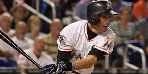 イチロー遊ゴロ、スタントンは5戦連続43号で球団新記録、チームは4連勝
