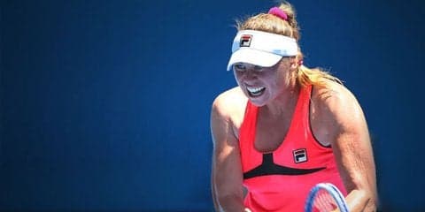 元全米準優勝者ズボナレワが予選でまず一勝、男子ではシャポバロフが予選2回戦へ [全米オープン]