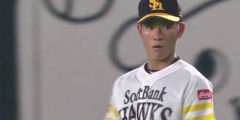 ソフトB上林＆柳田が衝撃のレーザー“連発” 1イニング2度の圧巻バックホーム