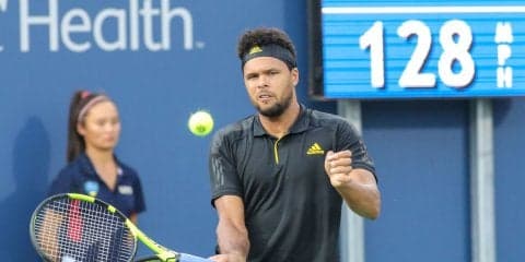 ツォンガがストレート勝ちで2回戦進出[全米オープン]