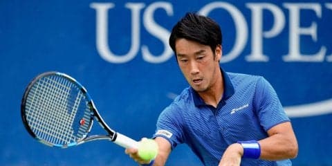 男子シングルス2回戦、杉田が第3セットも奪われ追い込まれる[全米オープン]