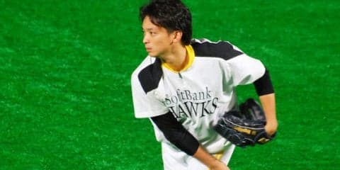 ホークス東浜、“突進”アマダーに理解「真剣勝負でやっている証拠」