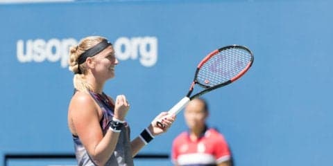 クビトバがウィンブルドン女王同士の対決に勝利し8強へ[全米オープン]