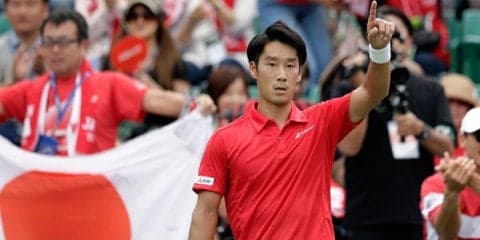 エースの杉田祐一がクレザを下して日本が先勝 [デ杯ワールドグループ・プレーオフ 日本対ブラジル]