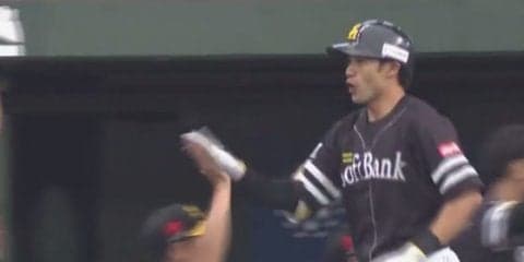優勝マジック1のホークス、柳田の17戦ぶり逆転30号2ランでリード奪う