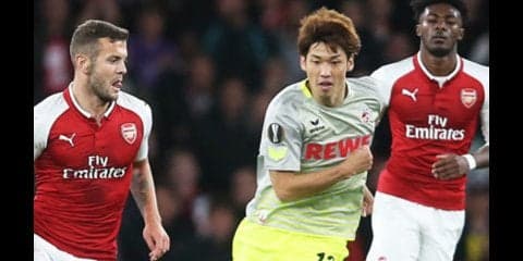 「スタメンで出たかった」。大迫勇也の初ELアーセナル戦は16分で幕