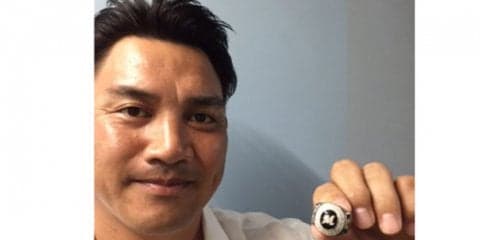 ロッテが井口LEGENDリング販売、井口「引退の記念に自宅に飾らせてもらう」