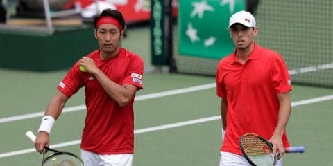 マクラクラン勉／内山靖崇ペアが、大学生ペアのリベンジを果たし2回戦進出[楽天ジャパンオープン]