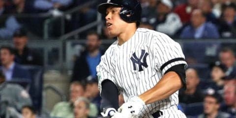 ヤンキース初回3失点も逆転勝利、5年ぶり地区シリーズ進出　ジャッジ弾丸弾