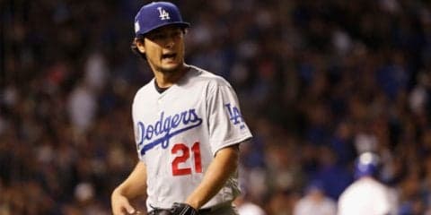 ダルビッシュに同僚から賛辞　プイグ日本語で「有さん、素晴らしいピッチング」