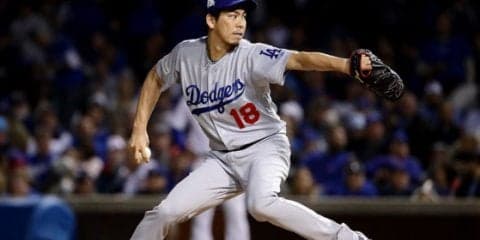 前田健太は完璧救援も…ドジャースはPS初黒星で3勝1敗、WS進出お預け