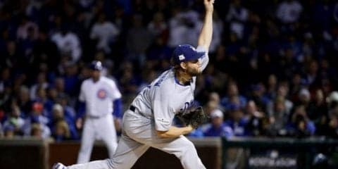 【MLBプレーオフ】ドジャース大量8点リードで後半へ、カーショー5回まで2安打1失点の快投中