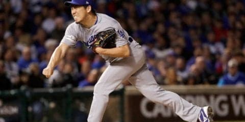 【MLBプレーオフ】前田健太、救援でWS進出の立役者に　謙虚に喜び「少しは貢献できたと思う」