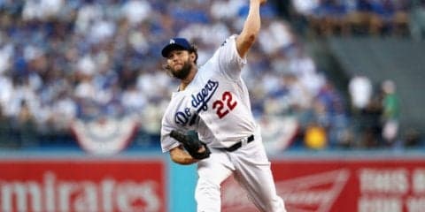 【MLBプレーオフ】カーショー同点被弾も奪三振ショー！　4回まで毎回の8奪三振にファン熱狂