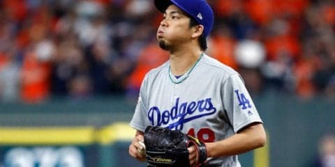 【MLBプレーオフ】前田健太、同点被弾でついにPS初失点　崖っぷちも「引きずっても仕方ない」