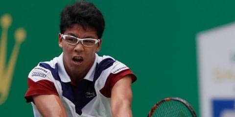 錦織とも接戦を繰り広げたことのある韓国のチョン・ヒョン（写真は「上海ロレックス・マスターズ」の時のもの）