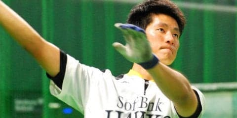 “侍戦士”ホークス上林、「似てると言われていた」稲葉監督から「学べれば」