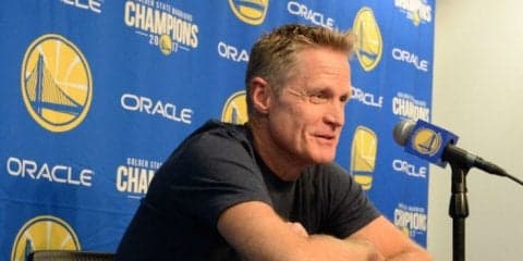 スティーブ・カー、ウォリアーズとの延長契約に障害なし「他のチームに行くつもりはない」