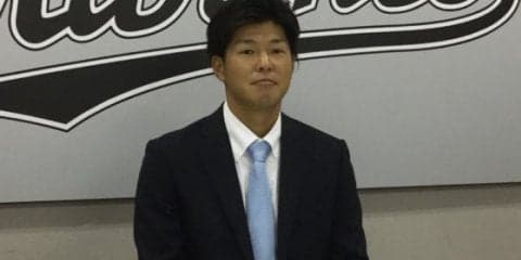 ロッテ中村、300万円増の3500万円でサイン　二塁で「ゴールデングラブを」