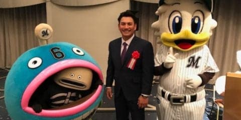 ロッテ「謎の魚」が井口監督と共闘宣言!?　優勝したら「最強の姿を…」