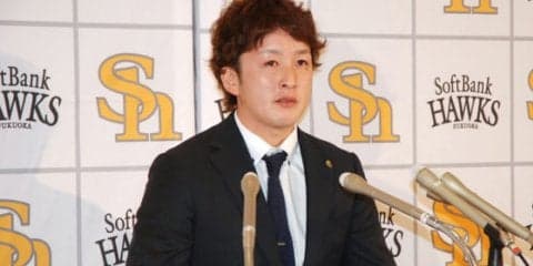 ホークス飯田は100万円減、2年連続ダウン「毎年期待を裏切っている」