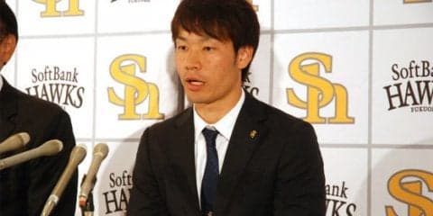 ホークス武田、背番号「30」から「18」に変更　今季まで松坂が背負う
