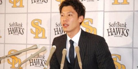 鷹16人目の1億超、1.3億円更改の岩嵜が珍要求「スピードガンを優しく…」