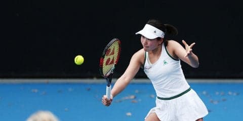 日比野菜緒、ストレートで初戦敗退[ASBクラシック]