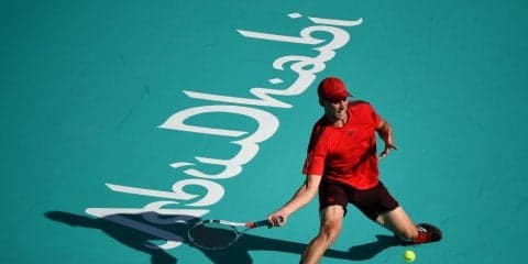 トップシードのティームが開幕戦で勝利[カタール・エクソンモービル・オープン]