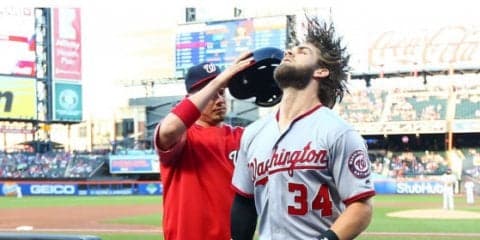 【MLB】ハーパーが凄すぎる　187キロ「ロケット」弾＆157キロ「レーザー」送球に再び脚光
