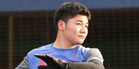 ハム清宮、自主トレ初日をちょっぴり“反省”「あんなに打たなくていいです」