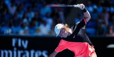 シャポバロフはツォンガに阻まれ3回戦へ進出ならず[全豪オープン]