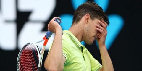 第5シードのティームが97位のサングレンにせり負け4回戦敗退[全豪オープン]