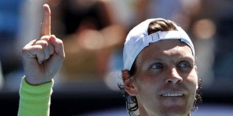 ベルディヒがフォニーニをストレートで下し7度目の準々決勝へ[全豪オープン]