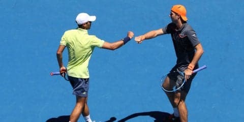 【速報】マクラクラン勉ペア、準決勝第2セットは奪われイーブンに[全豪オープン]